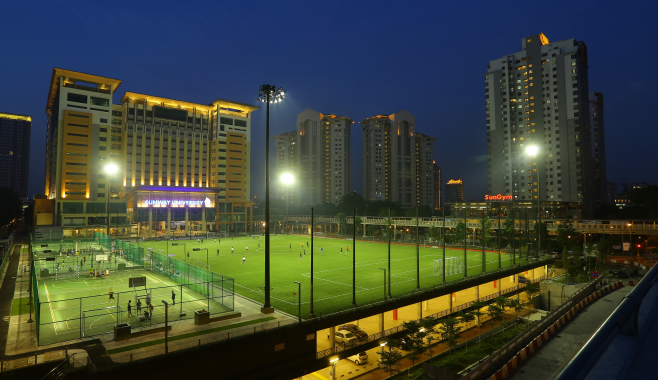 Sports and recreation options accessible around Sunway City
